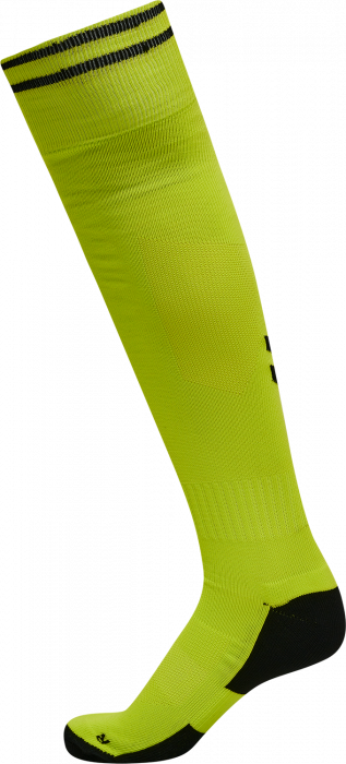Hummel - Element Football Sock - Lime & czarny