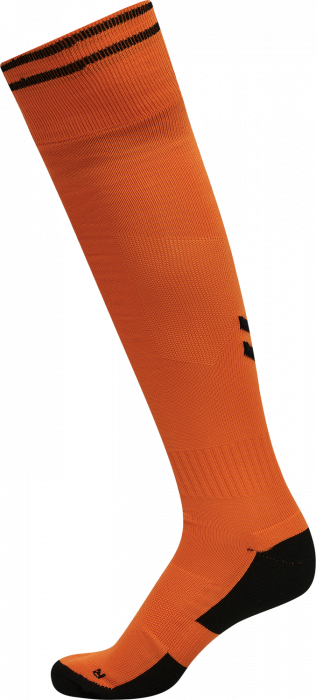Hummel - Element Football Sock - Orange & czarny