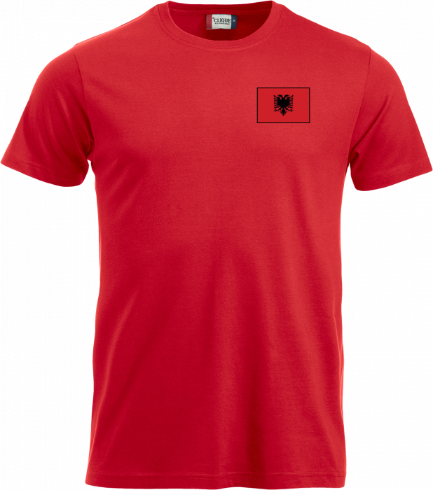 Clique - Country Jersey - Albania - Rot