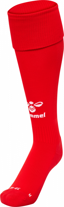 Hummel - Essential Football Socks - True Red & branco